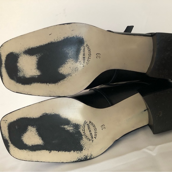 Calf Leather Square Toe Ankle Boots by Roberto Vianni - Picture 6 of 7